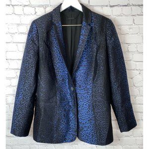Never worn ELIE TAHARI Womens' Blue Black Blazer Size 10. Great for Holidays..!